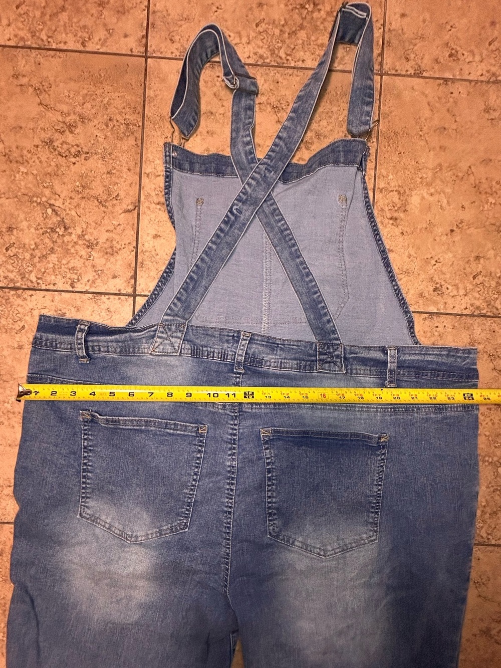 Wallflower Plus Size Denim Overalls - 3X - Picture 3 of 9